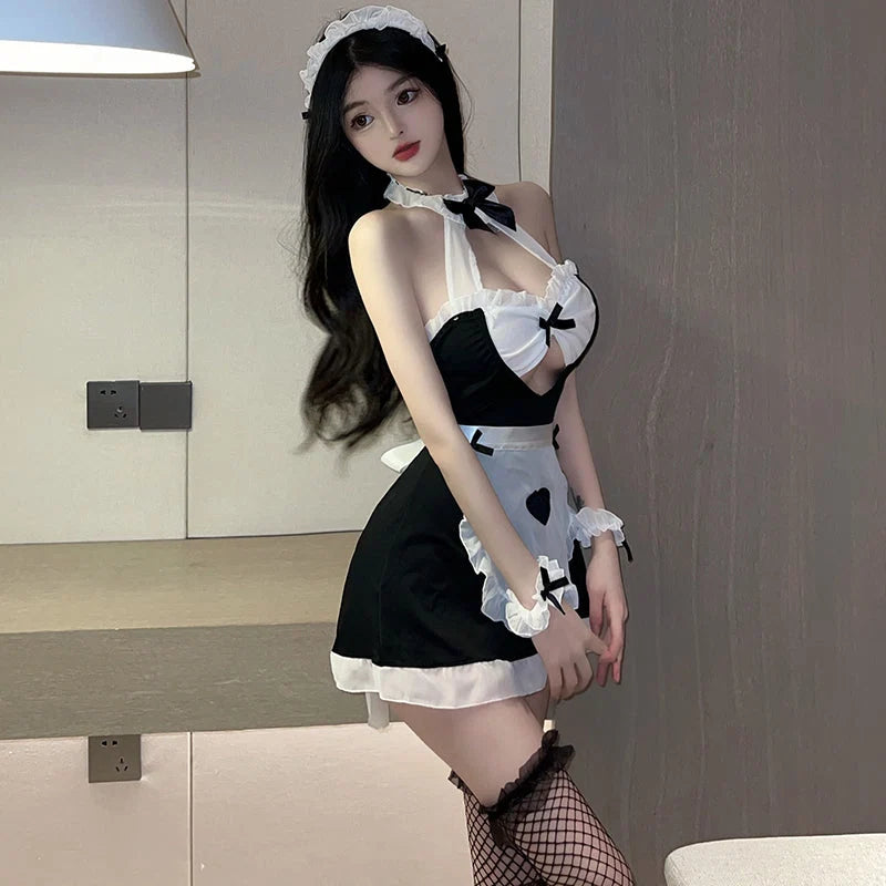 Sheer Maid Roleplay Costume Set - image 3
