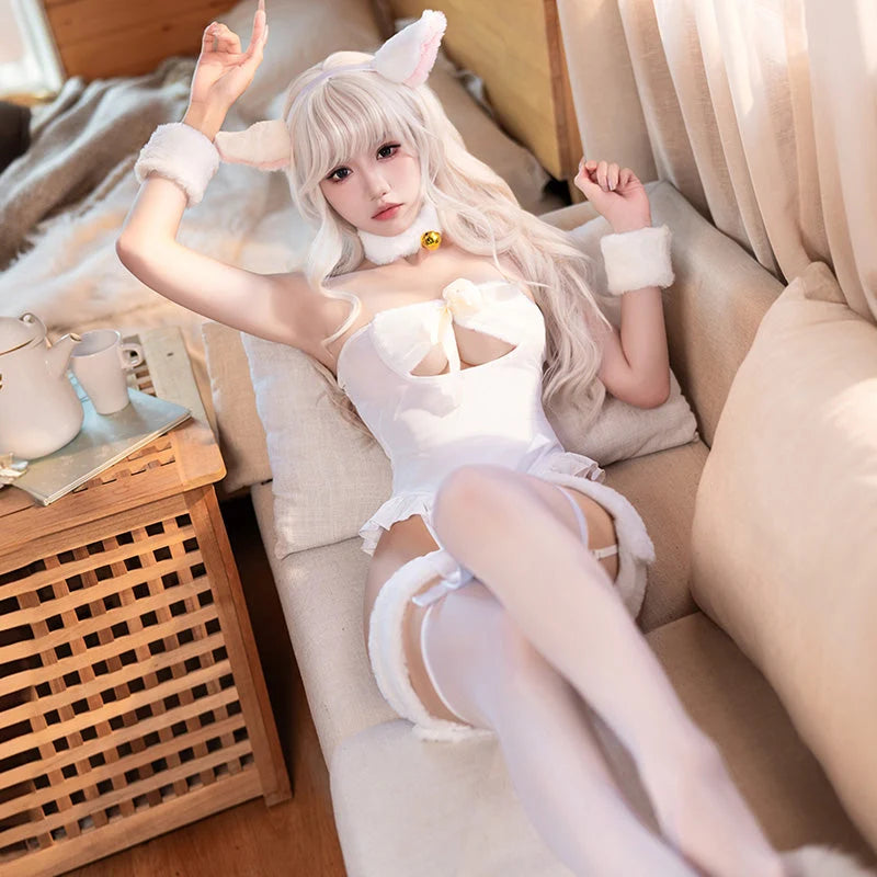 Fluffy Sheep Roleplay Costume Set - image 3