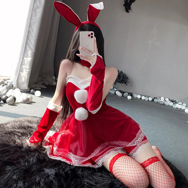 Velvet Bunny Roleplay Mini Dress - image 4