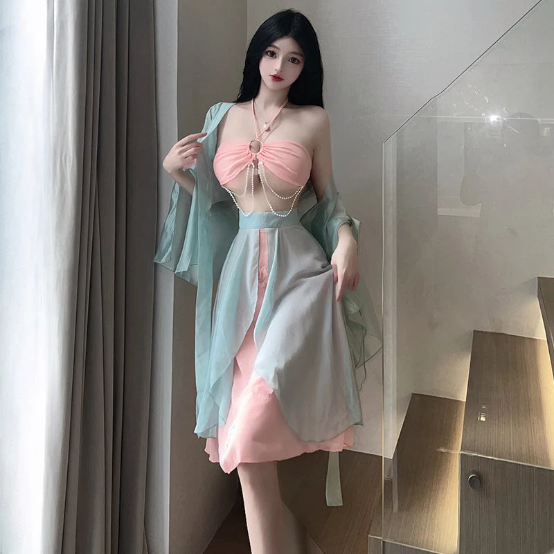 Vintage Chinese Hanfu Roleplay Costume