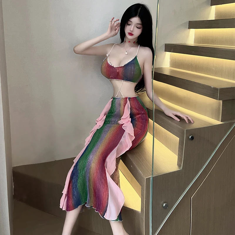 Colorful Mermaid Roleplay Maxi Dress - image 2