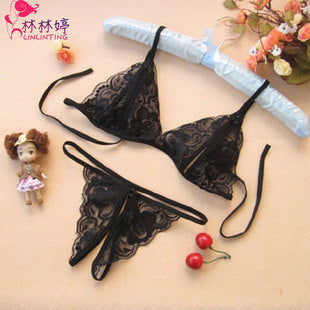 Floral Embroidered Three-Piece Lingerie Set - product image 2