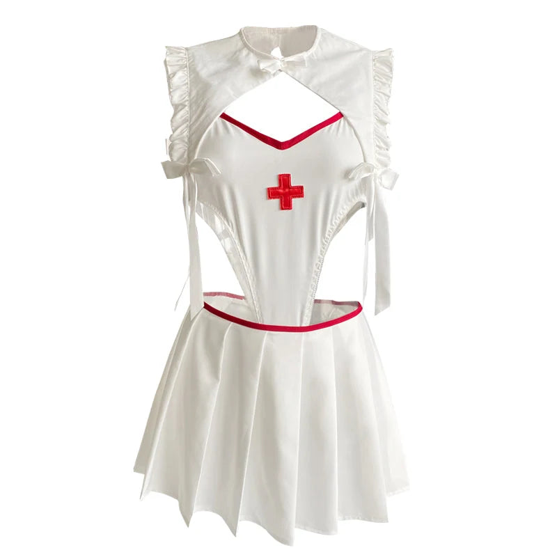 Pleated Nurse Roleplay Costume Set - image 4