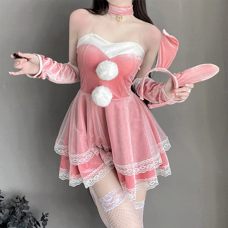 Velvet Bunny Roleplay Mini Dress - image 3